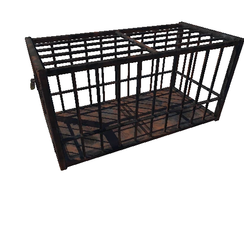 Animal_Cage_Static_Oxid_Metal