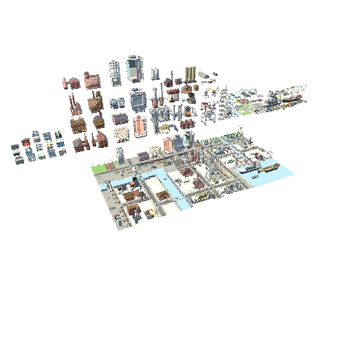 Tile_pack_city_3d_low_poly_6_Industrial