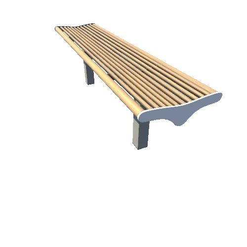 Bench_5_Low-Poly_Wood_Steel_Mixed_2