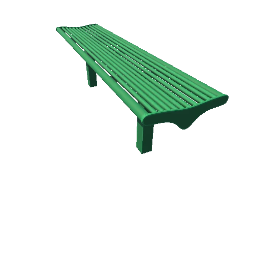 Bench_5_Low-Poly_Green_Painted_Metal_2