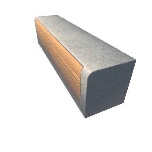 Wooden-bench-oak-concrete-light-gray