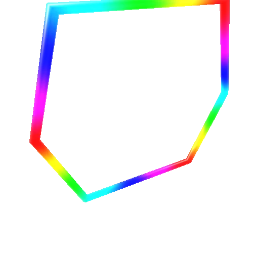 Neon_hexagon_decoration