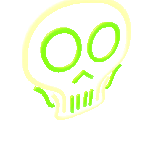 Neon_skull