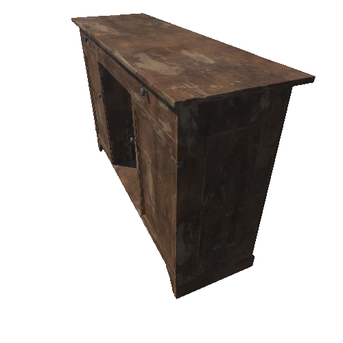 3829201+Rustic_Wooden_Double_Door_And_Drawers_Base_Cabinet_FBX