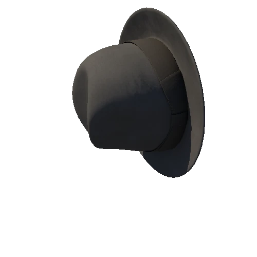 SM_Fedora_Hat_Low_Poly