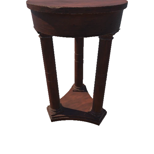 4073414+Elegant_Wooden_Three_Leg_End_Table_FBX