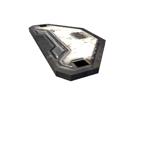 ScifiPirateSmugglerStationArmorPlate4White