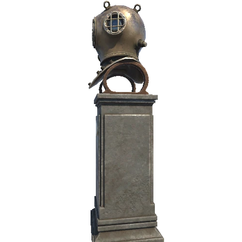 Diver_Helmet_OnPedestal