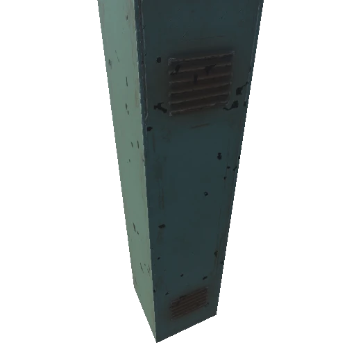 Locker_lowpoly_dirty_with_surface_chips
